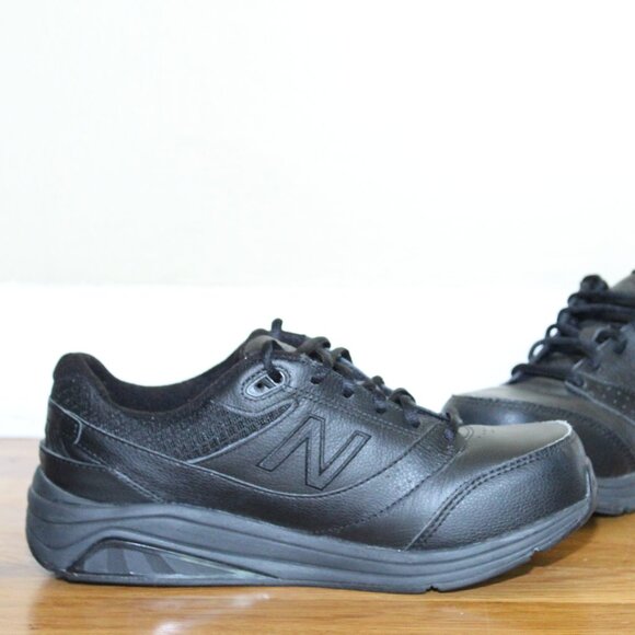 New Balance Black Leather Lace Up Walking Shoes 928V3 Sneakers WW928BK3 Womens 8 - Picture 7 of 12